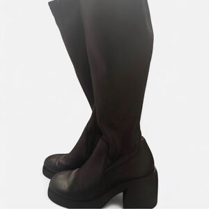& Other Stories Black Over the Knee Boots